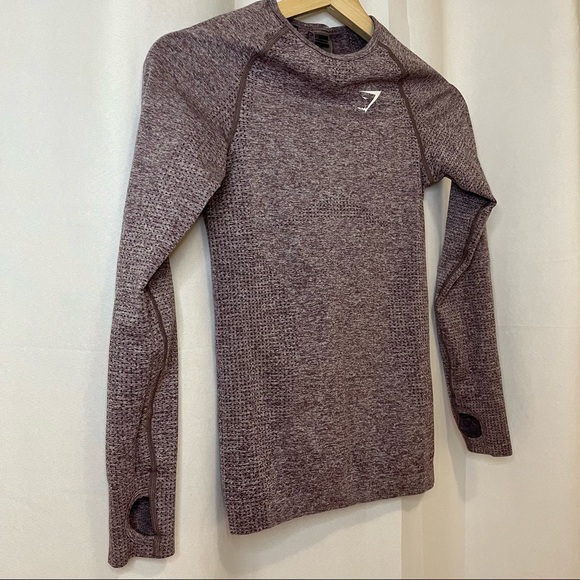 Gymshark Sportswear seamless light purple long sleeves top. - Picture 2 of 6